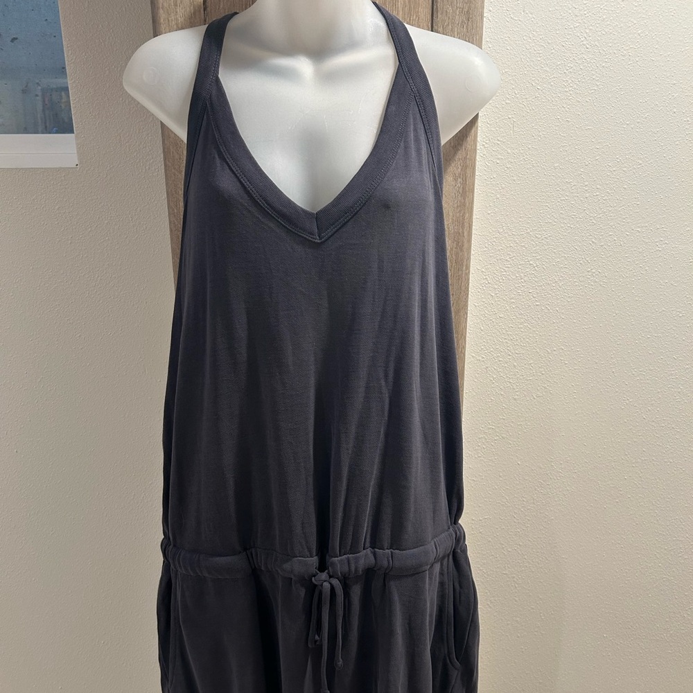 Daily Ritual Dark Gray Sleeveless Jumpsuit